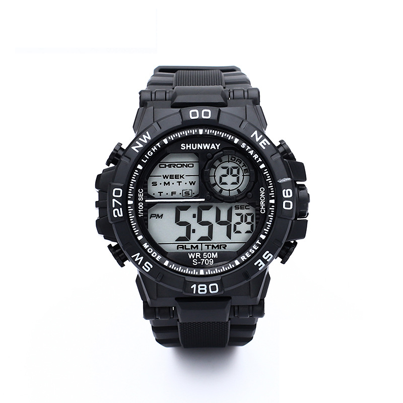 Children's watch Outdoor multifunctional electronic watch men's waterproof sports watch student luminous electronic watch
