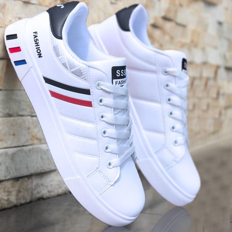 New Spring Shoes, Men's, Korean Style, Trendy, White Shoes, Versatile, Casual, Sports, Trendy Shoes, Men's Sneakers, Students