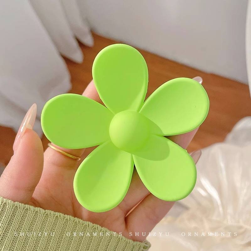 Large Flower Claw Clips For Women Fashion Hair Claw Hair Clamps Girls Matte Hairpins Sweet Headwear Barrette Hair Accessories
