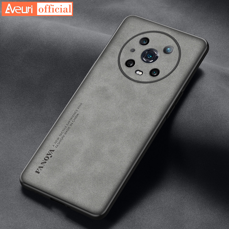 Luxury Leather Case For Honor X7 X8 X9 5G Magic 4 Lite 3 Pro Plus Cover Silicone Phone Case For Honor Magic 4 Ultimate C