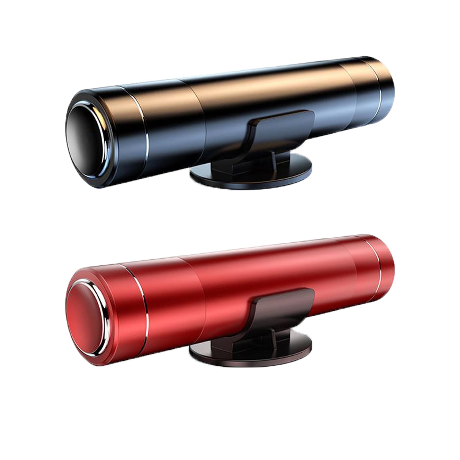 2-Pack Car Safety Hammer Emergency Escape Tool One-Second Car Window Breaker Seat Belt Cutter Car Glass Breaker Life-saving Emergency Artifact - (Red + Black)