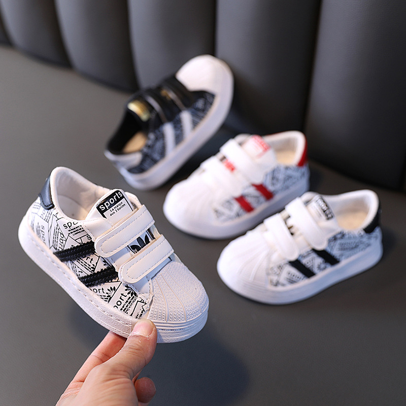 New Spring and Autumn Children's New Girls Fashion Korean Sports Shoes Boy Baby Low-top Casual Sneakers