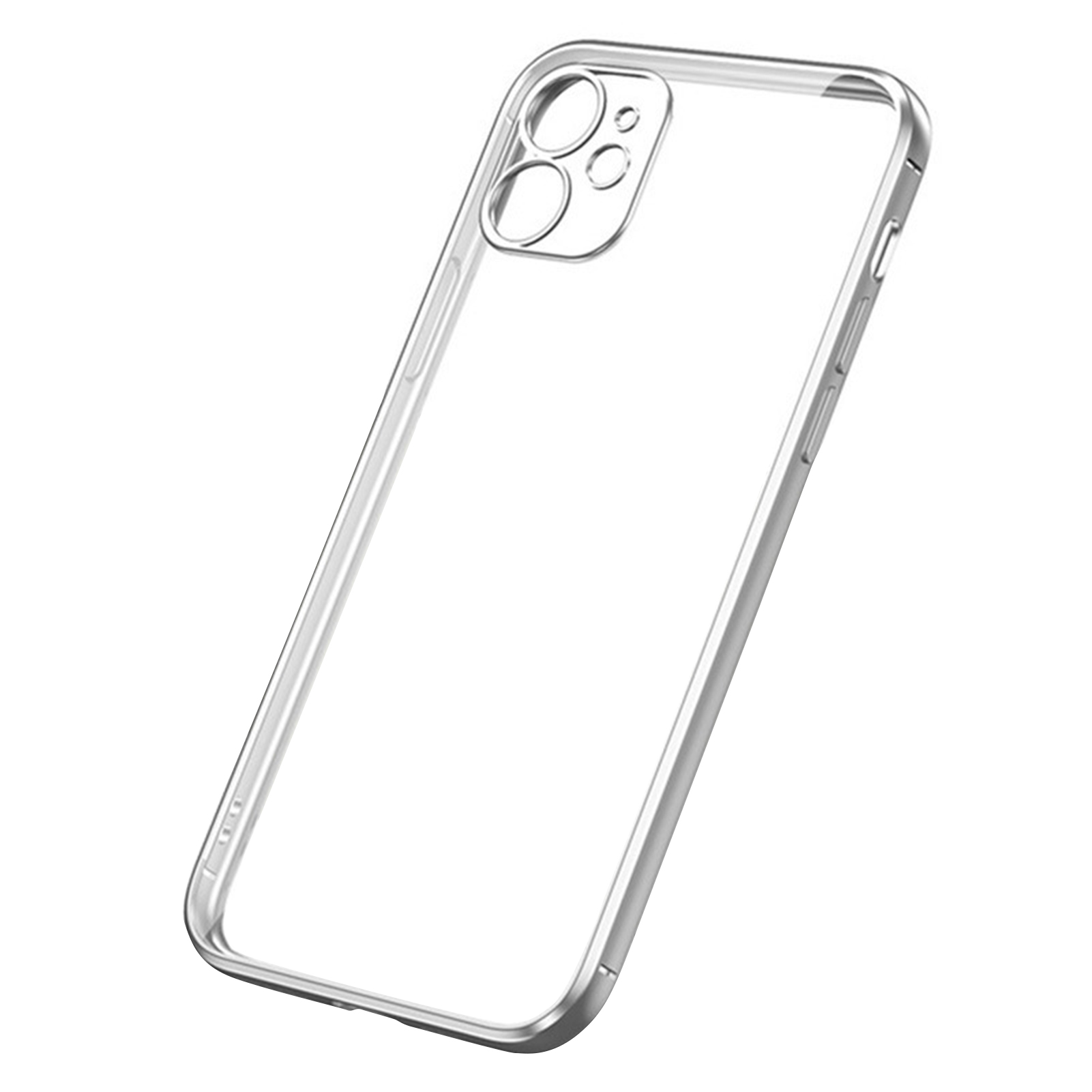 Kunjiuyou Protective Case Electroplated Shockproof Transparent Soft Mobile Phone Back Shell Cover For IPhone X/XR/11/11 Pro/12/12 Pro- A,for IPhone 11
