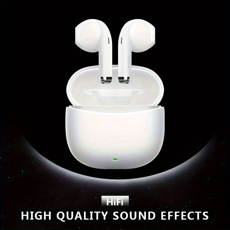 New Wireless Headset Earbuds Headphones Noise Cancelling Headset Deep Bass Long Battery Wireless Headphones with Mic for iPhone/Android