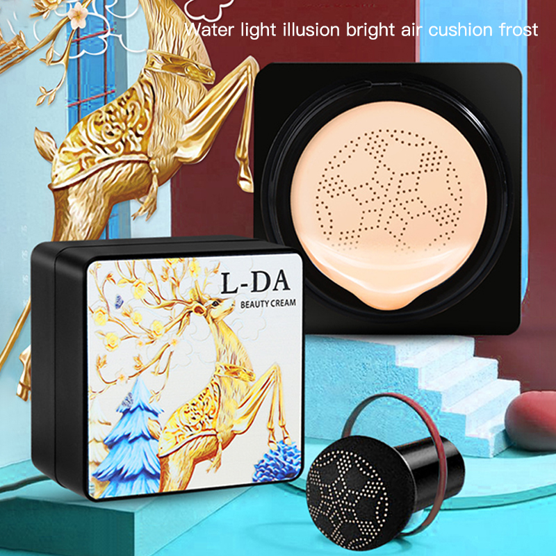 6 Color Air Cushion BB Cream Face Foundation Mushroom Head Oil-control Concealer Air-permeable Natural Brighten Makeup Cosmetics