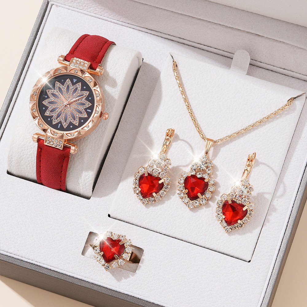 hot-selling watch bracelet set hot-selling ladies watch fashion women's watch gift versatile quartz watch