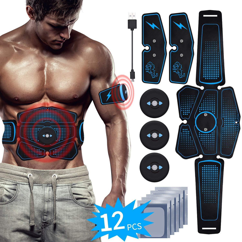 Smart Abdominal Muscle Stickers Abdominal Muscle Fitness Equipment Home Abdominal Muscle Training Instrument Lazy Abdominal Fitness Equipment