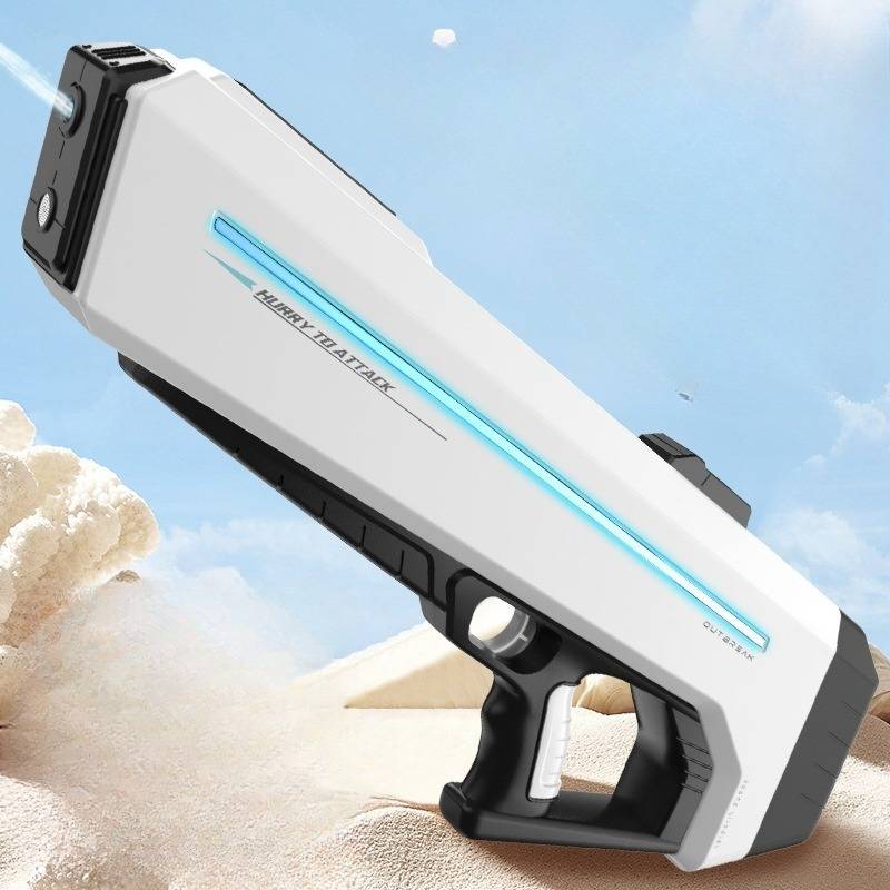 Household Water Gun Pulse Electric Automatic Water Spray High Pressure Strong Range Large Water Gun Children's Toys
