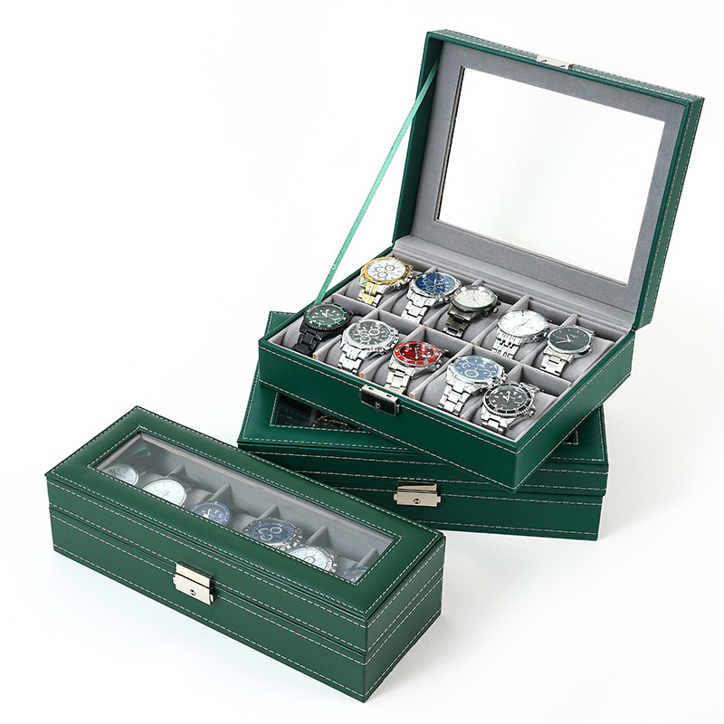 Watch Storage Box Hand Jewelry Display Box Jewelry Collection Box Leather Watch Box Household Jewelry Box