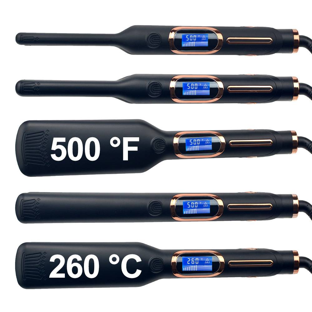 Professional Hair Straightener – MCH Ceramic Flat Iron With LCD Display (Ionic & Adjustable Temp)