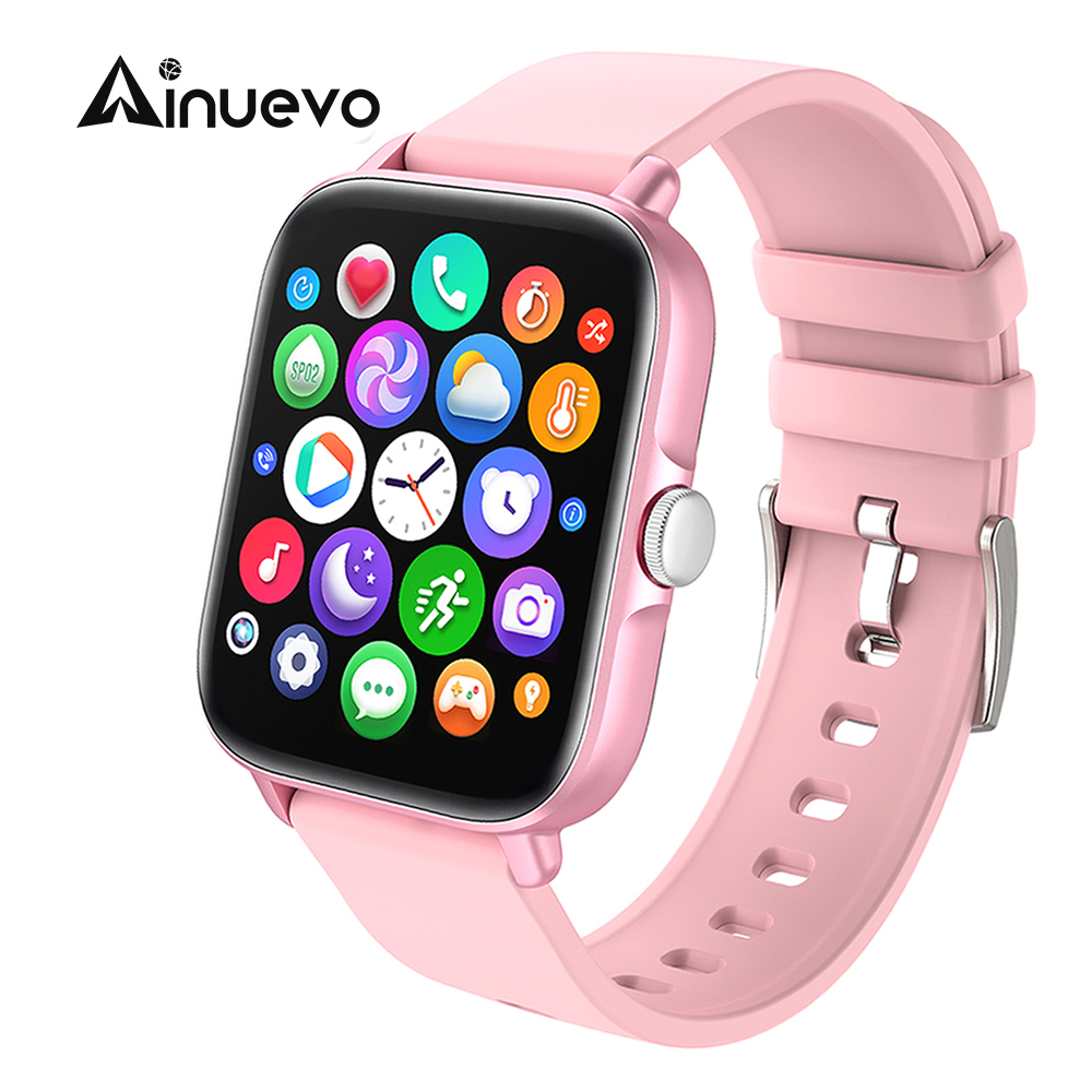 Ainuevo Y20GT Bluetooth Call Smart Watch 1.7'HD Display 28+ Sport Modes Waterproof IP67 Fitness Tracker Smartwatch for women men