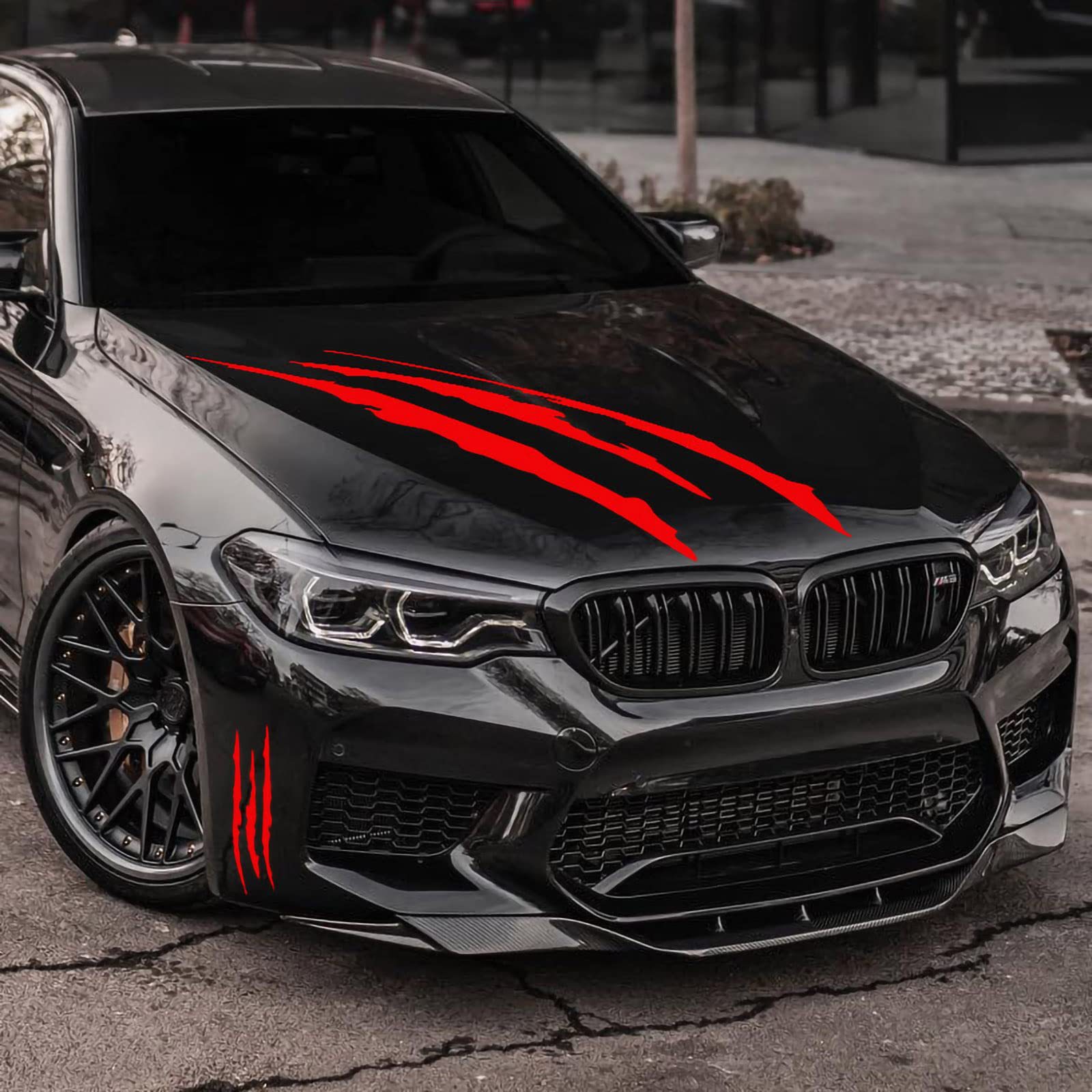 Car ghost claw car sticker whole car fancy headlights decorative claw hood sticker