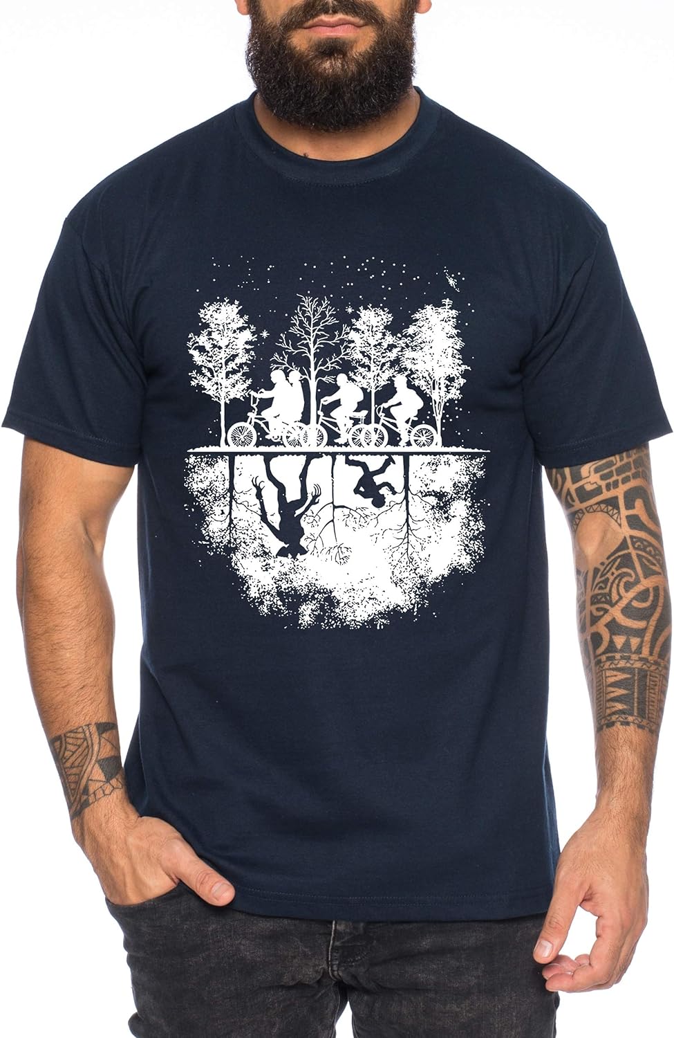 Stranger WoMen's T Shirt Things Demogorgon Elfie Dustin Jane Hopper Upside Down TV Blu Ray DVD