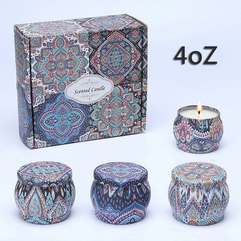 Hot selling plant oil scented candles, holiday fragrance gifts, Amazon's best-selling scented candle set