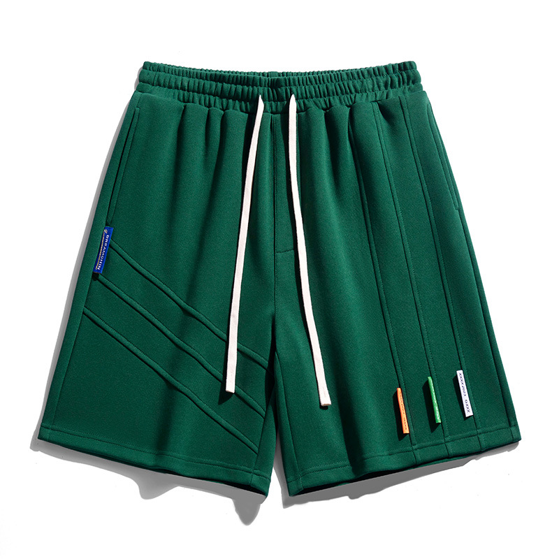 Men's Vintage Knit Shorts - 5-Inch Breathable Cotton Blend Casual Shorts | Retro Streetwear & Gym Wear