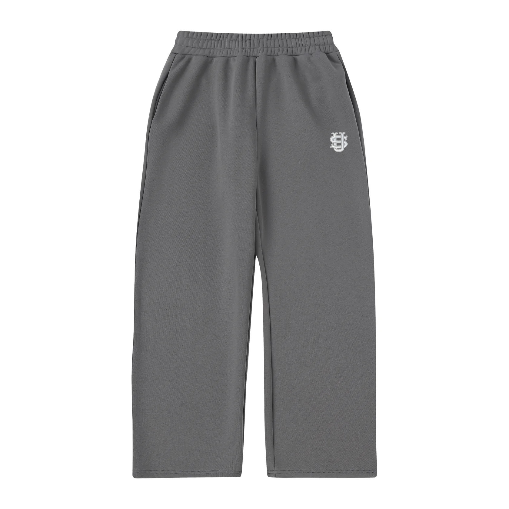 Men's Clothing Unisex Embroidered Sweatpants - Oversized Letter Print Joggers, Streetwear Wide-Leg Lounge Pants