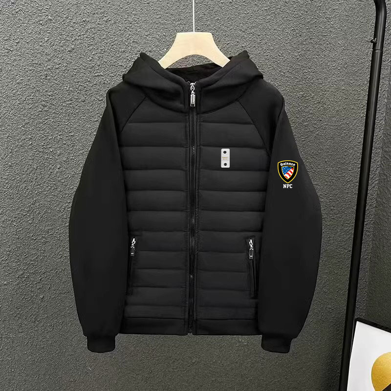 Men's Parajumpers Puffer Jacket - Balance Logo Design, Streetwear Winter Coat With Quilted Detailing