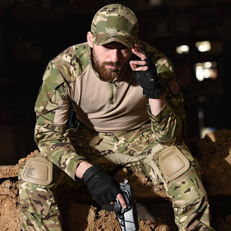 USA Army G3 frog suit tactical long-sleeved camouflage outdoor top spring and autumn breathable frog suit long-sleeved top