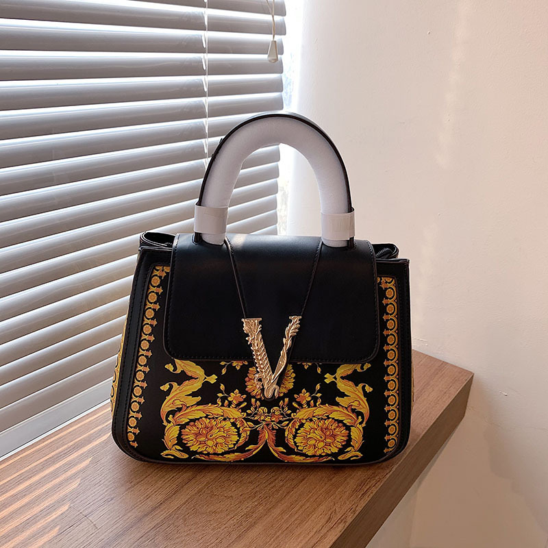 Handbag Graffiti bag Painted bag Women's bag shoulder crossbody bag