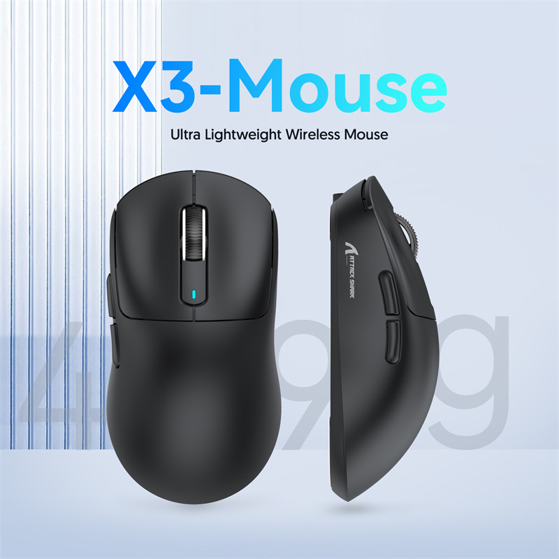 X G New Wireless Bluetooth Wired Three Mode Lightweight Mouse PAW Sensor H Enduring Endurance G