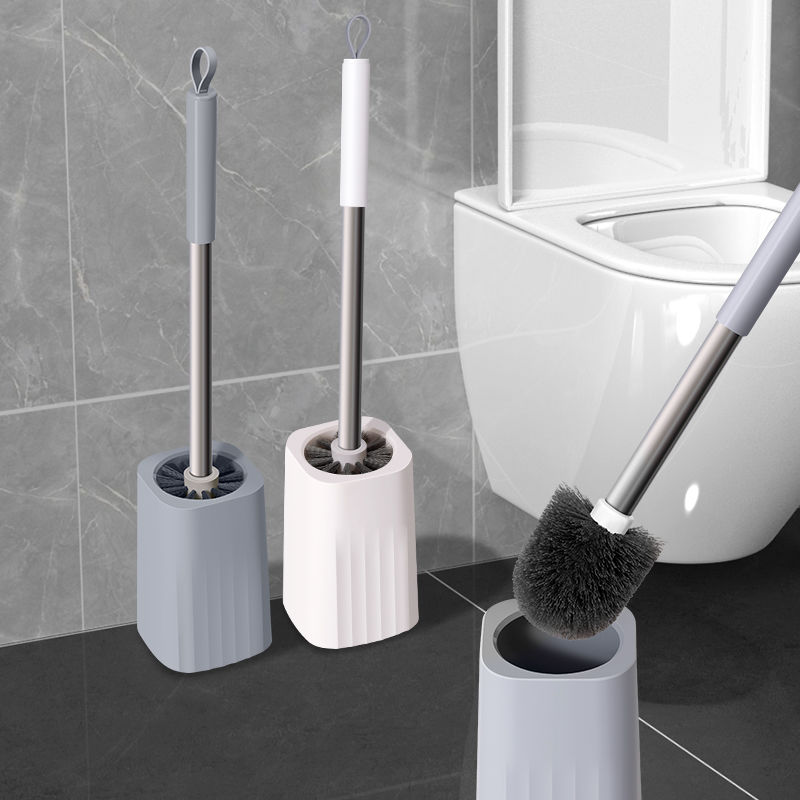 Toilet Cleaning Brush Household Bathroom Toilet Brush No Dead Angle With Base Long Handle Set Bathroom Unclogging Magic Tool