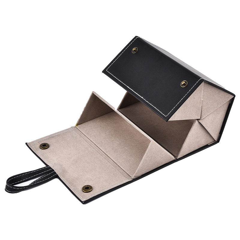 Unisex Multi-functional jewelry glasses storage box multi-lattice five box folding sunglasses can hang glasses box