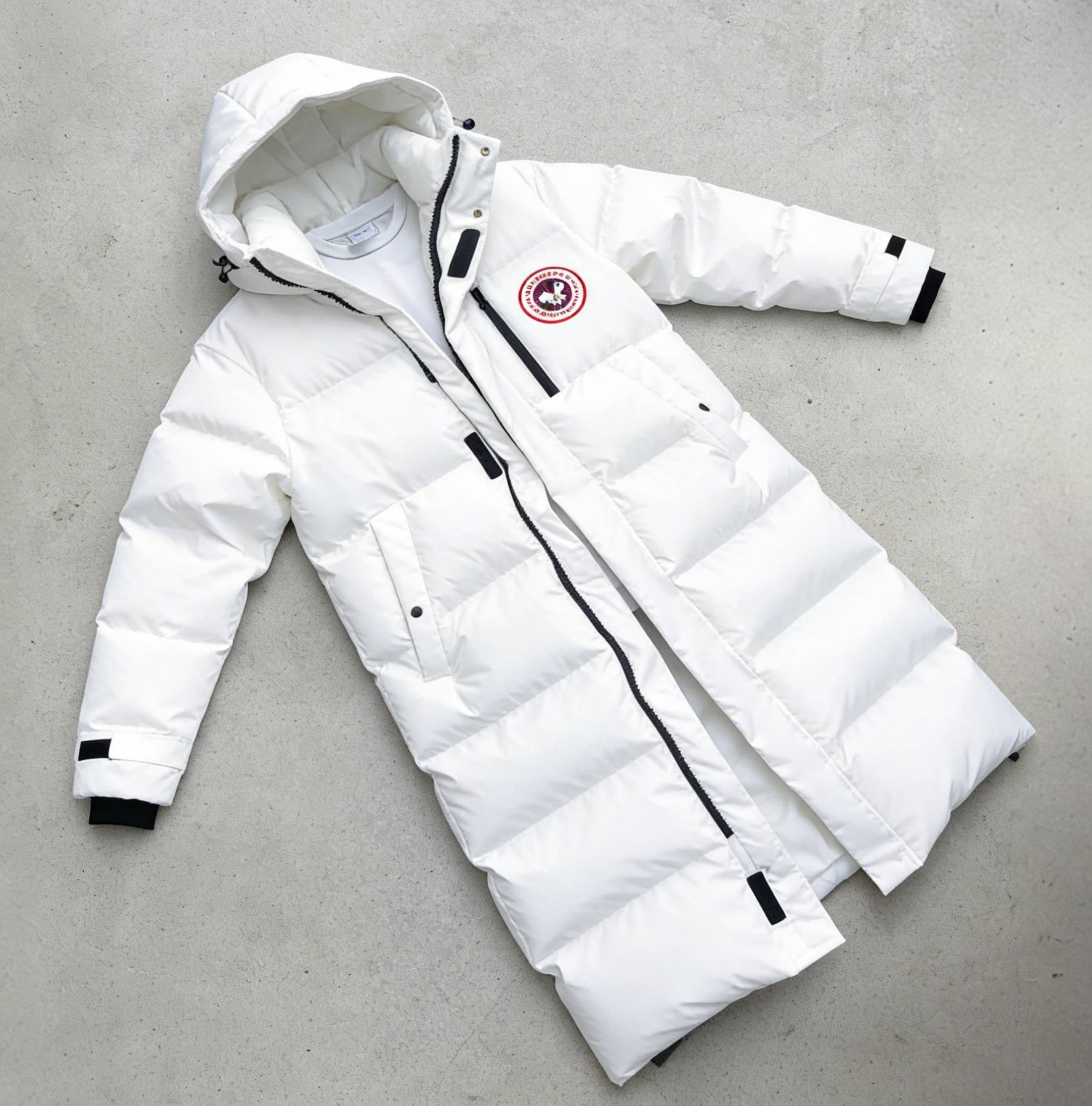 Women's Clothing Winter Coats Cotton Jacket Winter New Women's Fashion Long Over The Knee Drawstring Waist Russian Coat