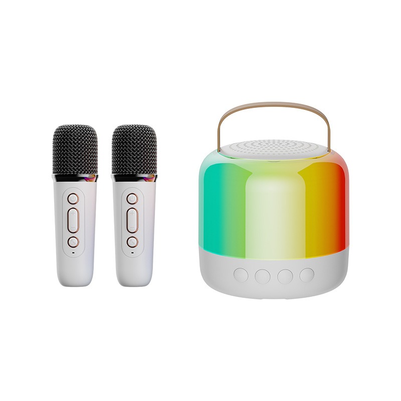 New Y6 Bluetooth Speaker Portable Outdoor Bluetooth Speaker Wireless Karaoke Home KTV with Microphone