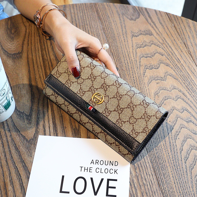 Women's wallet 2024 new fashion wallet long niche design simple multi-card slot card holder large capacity wallet