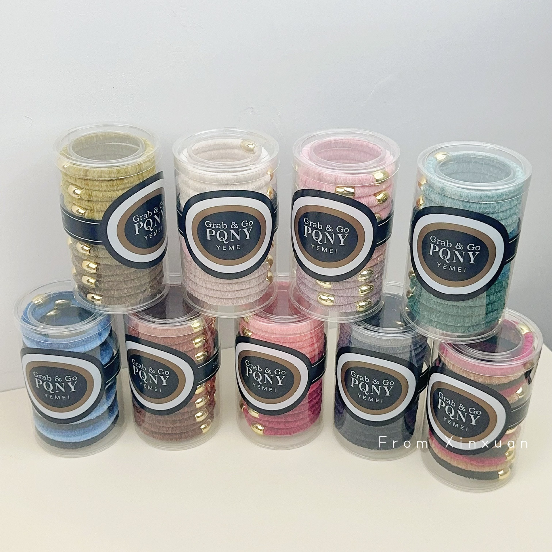 Flocked Hair Band, High Elasticity and Durability, Thick Rubber Band, Women's Hair Tie, High Ponytail Hair Rope, 2024 New Headwear