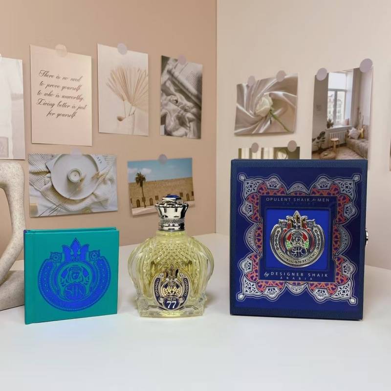 2025 Hot Sale Shaik Opulent Shaik Classic No 77 Classic Logo Version Fragrance Spray Classic Wood Oriental Fragrance Holiday Couple High Quality Gift