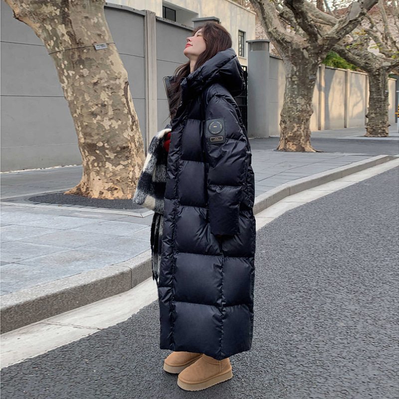 Women's Clothing winter coats cotton jacket winter long over the knee cotton jacket thickened loose cotton jacket