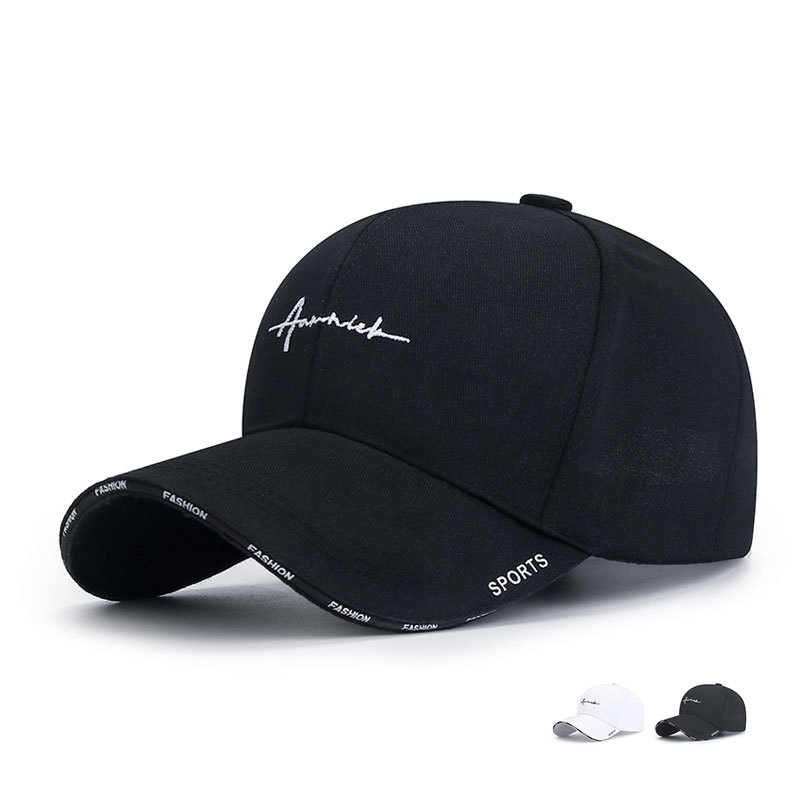 New Baseball Cap For Spring And Autumn Casual Letter Sunshade Duckbill Cap For Young Male And Female Students Couple Hat