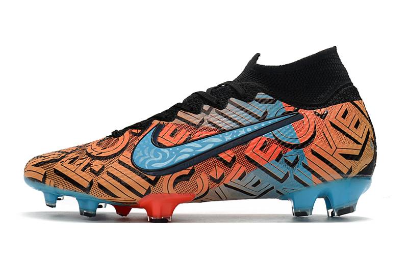 Nike Mercurial Superfly 7 Elite FG – Electroplated High-Top, Full Knit Waterproof 360 Cleats