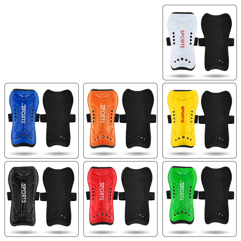 Sports Accessories Football Shin Guards Plug Adult Youth Children Football Printed Shin Guards Competition Training Football Protective Gear