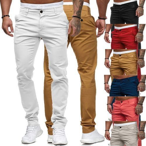 Pure Color Herren Freizeithose Slim Fit Hose für Herren Cargohose Kleidungsstil Lange Hose und vielseitige Hose 2023