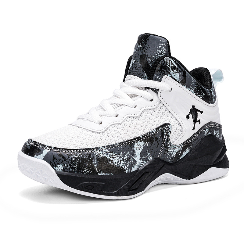 [HoopsJunior] Boys' Basketball Shoes - High-Top Performance Sneakers | Youth Sports Shoes