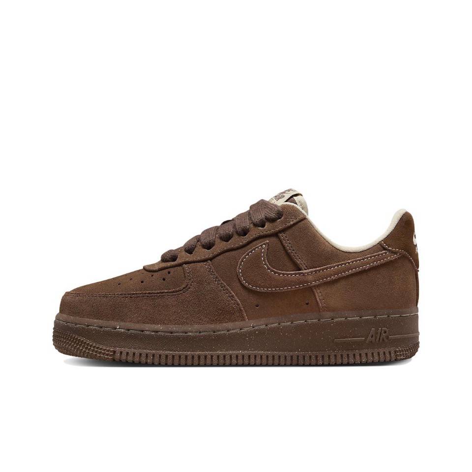 Nike Air Force 1 Low 'Cacao Wow' Women's Low-Top Sneakers – Energy Shock Absorption & Wear-Resistant, Cocoa/Brown