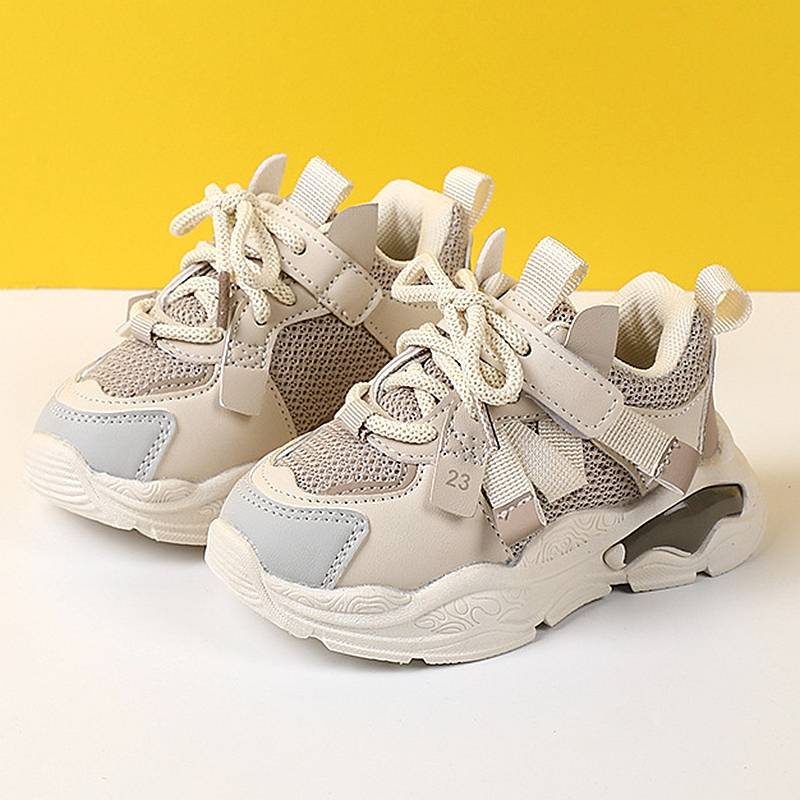 XUANMU Kids Sport Shoes Fashion Mesh Breathable Boys Sneakers Spring Autumn Children Girls Outdoor Running Shoes X0020