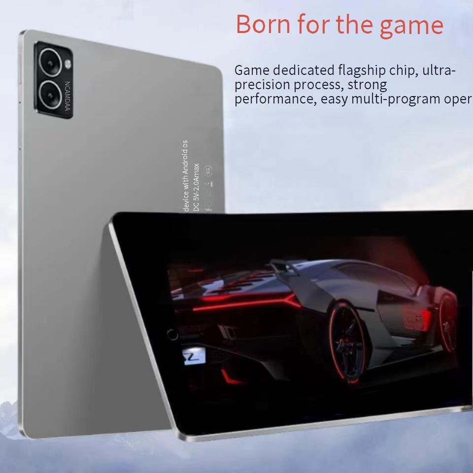 2K-HD-Display, 10,1 Zoll, Android-Tablet mit 5G, Dual-SIM, Bluetooth und Octa-Core-Prozessor – tragbar für Arbeit, Studium und Gaming