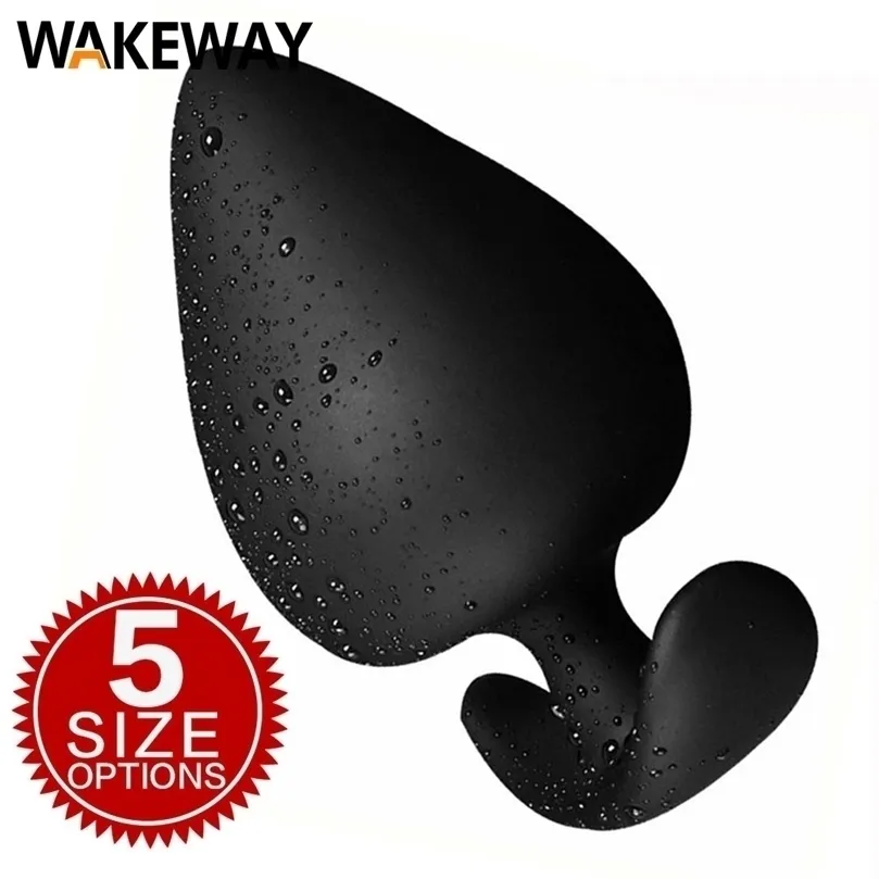 5 Size WAKEWAY Silicone Big Butt Plug Anal Sex Toys for Adults Men Woman Underwear Buttplug Dildo Masturbador plug