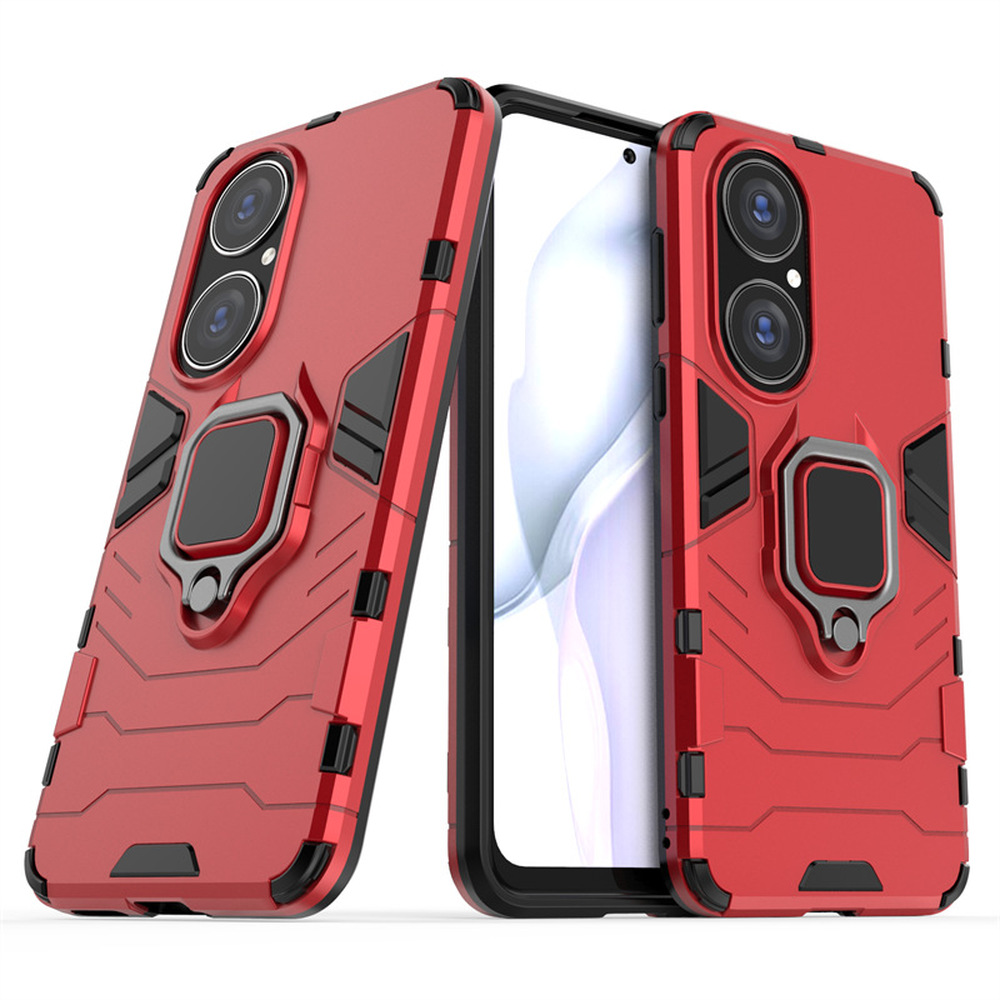 Shockproof Armor Kickstand Phone Case for Huawei P50 Pro P30 P40 Lite E P30 Pro P Smart Pro 2021 Z S Finger Ring Holder