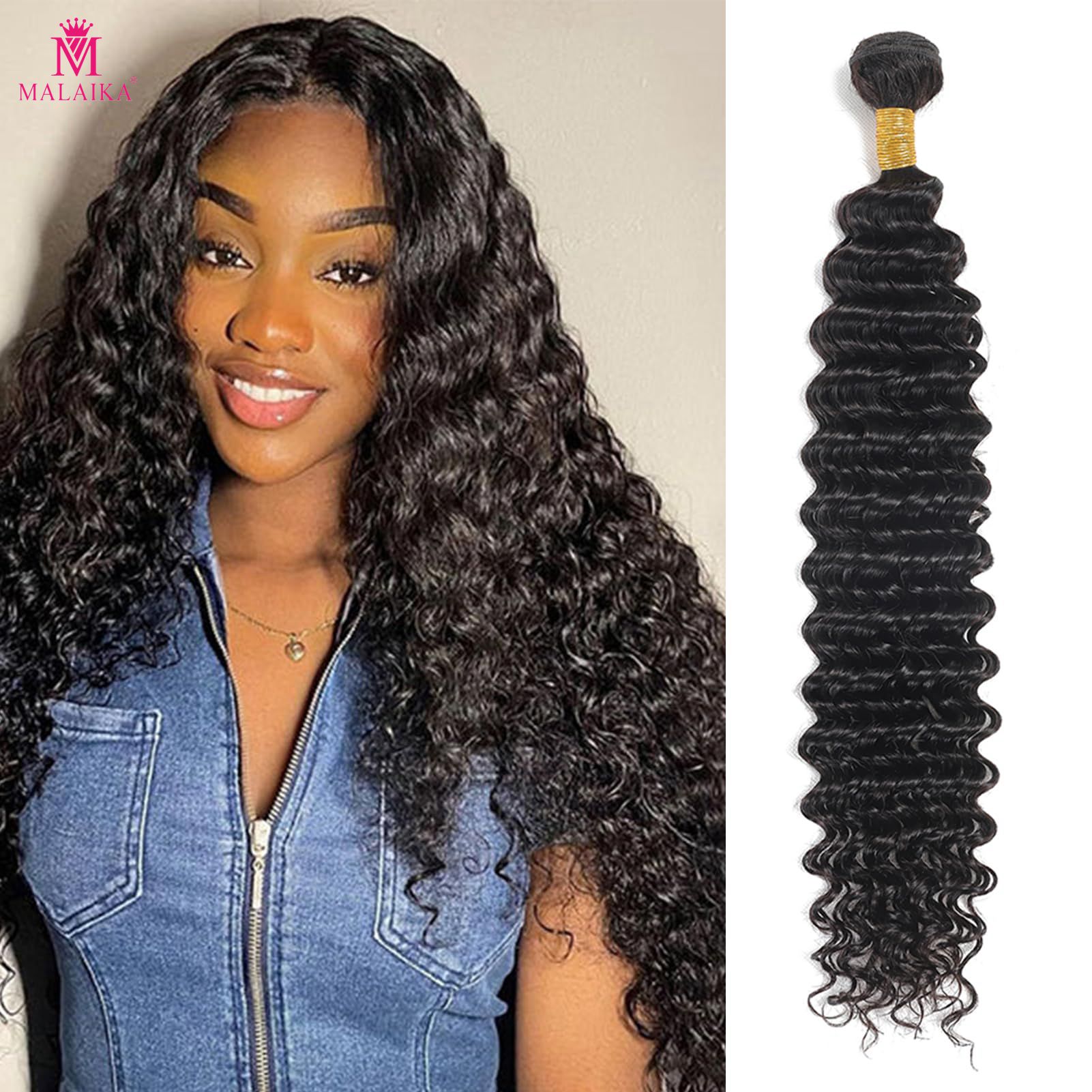 1PCS Brazilian Virgin Hair Bundles for Women Bundle Double Weft Unprocessed Human Hair Bundles Natural Color for Woman Body Wave Hair