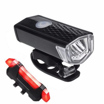 Mountain Bike Headlights Taillights Night Riding Usb Charging Bright Lights Riding Equipment Lights Accessories