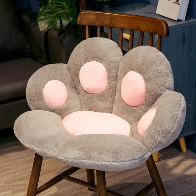 Creative Bear Paw Cushion Lazy Half Surrounded Office Plush Seat Cushion Household Sofa Floor Puddle Cat Claw Cushion Batch