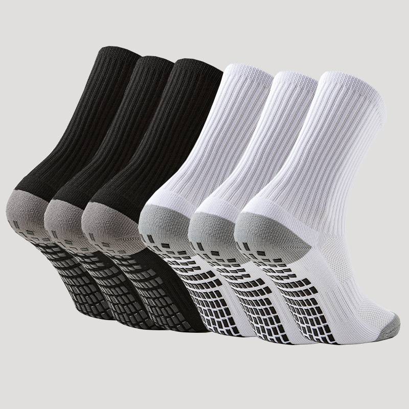 Football Socks Heel Non Slip Football Socks Dotted With Glue Shock Absorption Wear Resistant Towel Bottom Sports Basketball Socks Men's Breathable