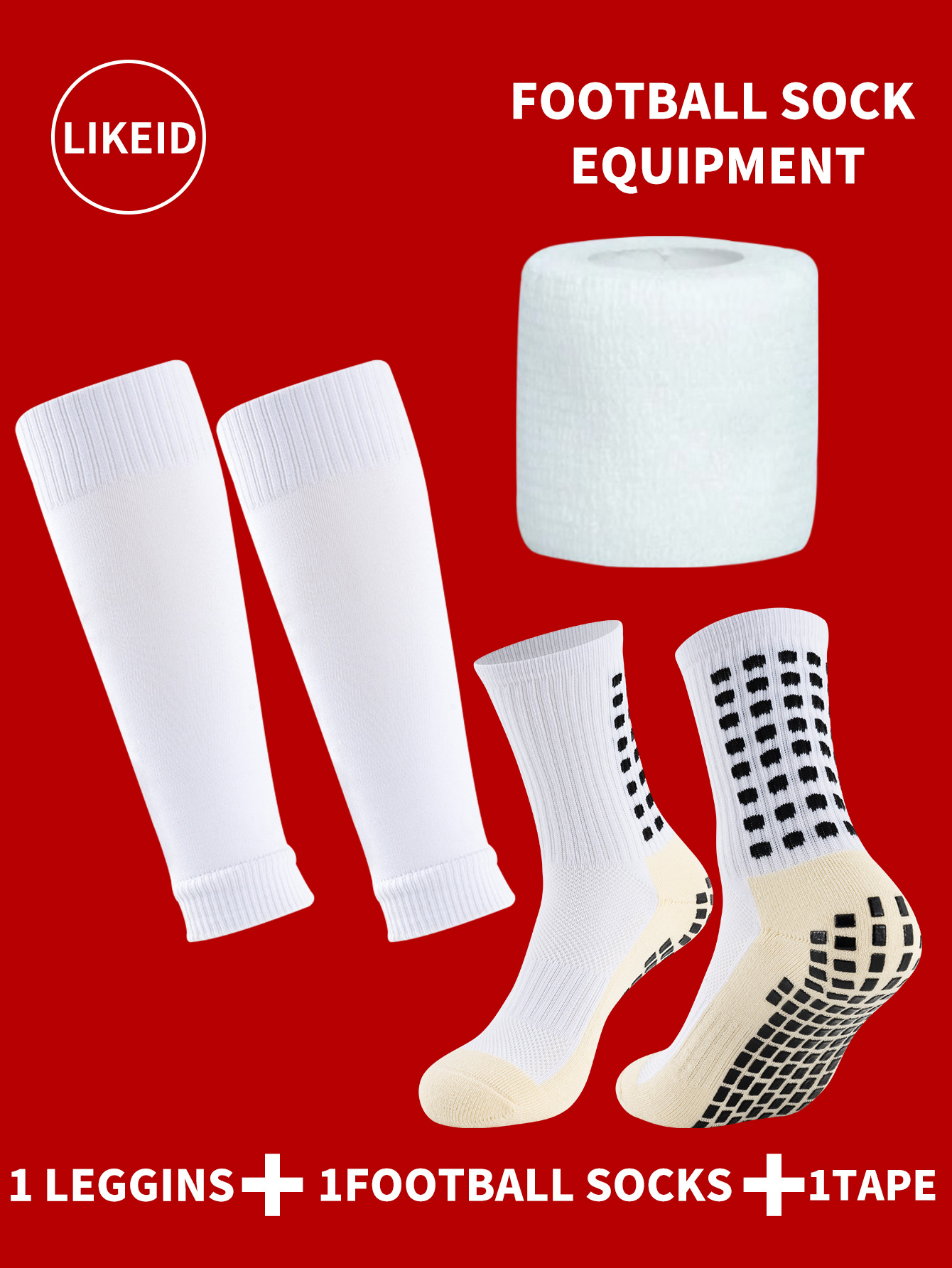 Adult thick towel bottom football socks equipment men and women glue non slip god socks tape leg guards socks straps