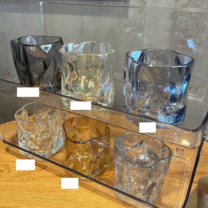 Twisted Cup Internet Celebrity Origami Cup Colorful Whisky Cup Alien Cup Glass ins High Value Drinking Cup