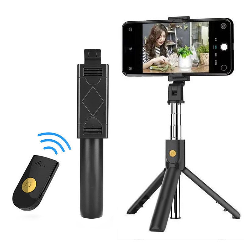 Selfie Stick Degree Photo Holder Lengthened Tripod Live Broadcast Support All Mobile Phones Bluetooth Remote Control