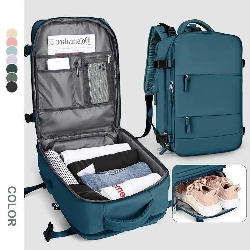 Likros Travel Large Capacity Hand Lage Laptop Backpack for Women Waterproof Business Flight Cabin Bag Men